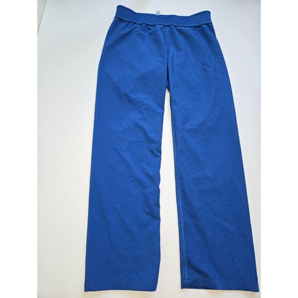 Figs Pants Womens XS Blue Stretch Mid Rise Drawstring Scrub Pockets EUC - Picture 9 of 12